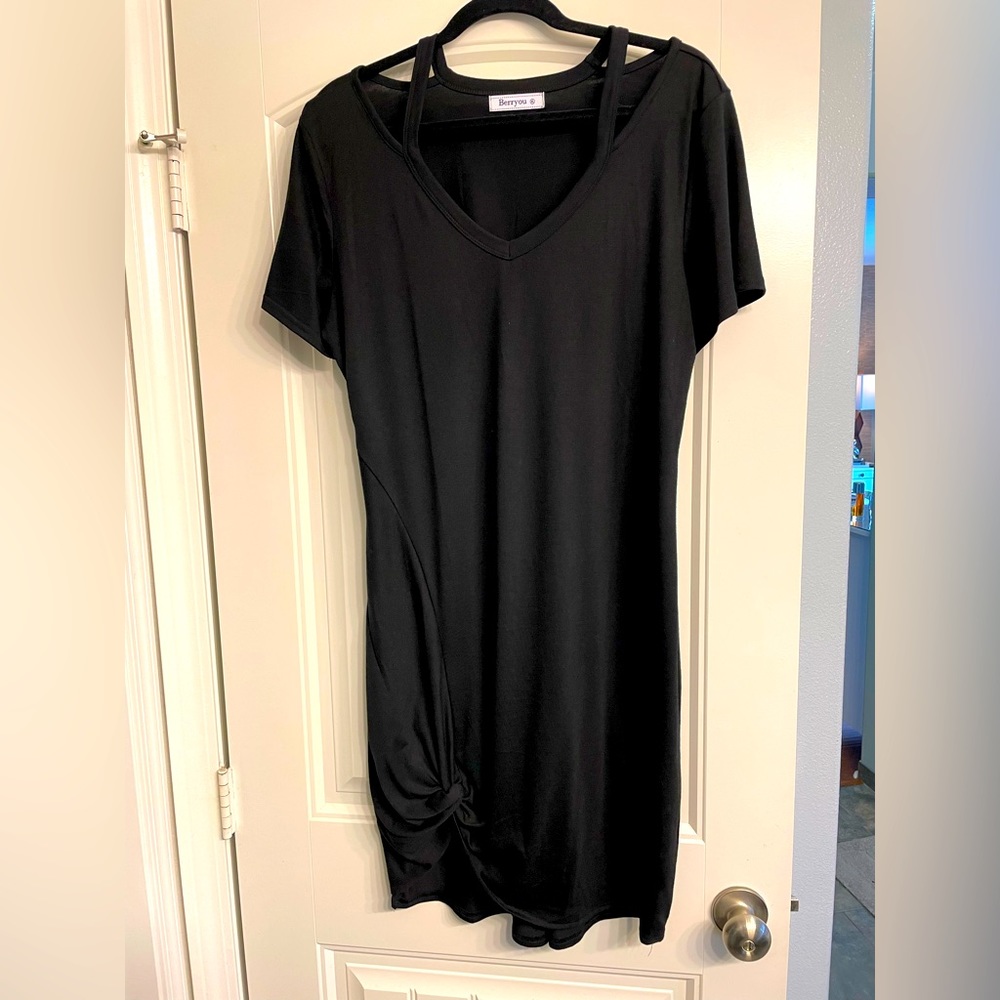 Simple black dress